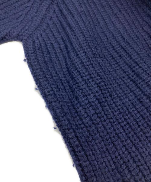 IZOD LACOSTE（アイゾッド ラコステ）IZOD LACOSTE (アイゾッド ラコステ) ウールニット ネイビー サイズ:XLの古着・服飾アイテム