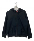SUPREMEシュプリーム）の古着「WINDSTOPPER Zip Up Hooded Sweatshirt」｜ブラック