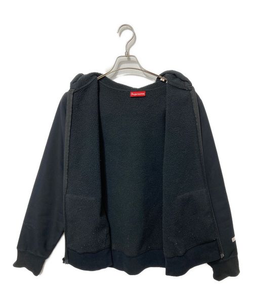 SUPREME（シュプリーム）SUPREME (シュプリーム) WINDSTOPPER Zip Up Hooded Sweatshirt ブラック サイズ:Mの古着・服飾アイテム