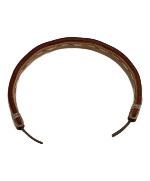 HENDER SCHEME（エンダースキーマ）HENDER SCHEME (エンダースキーマ) not lying jewelry bangle ベージュの古着・服飾アイテム