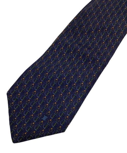 CELINE（セリーヌ）CELINE (セリーヌ) シルクネクタイ ネイビー サイズ:-の古着・服飾アイテム