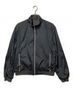 zegna sportゼニアスポーツ）の古着「スタンドカラーリバーシブルジャケット」｜ネイビー×グレー