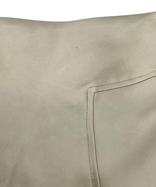 DES PRES（デ プレ）DES PRES (デ プレ) レザーライクサテンマーメイドマキシスカート ベージュ サイズ:34の古着・服飾アイテム