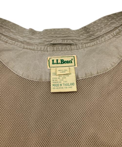 L.L.Bean（エルエルビーン）L.L.Bean (エルエルビーン) フィッシングベスト ベージュ サイズ:LARGEの古着・服飾アイテム
