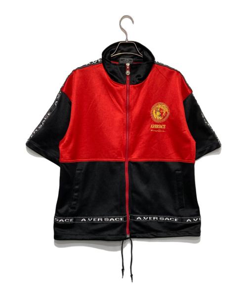 A.VERSACE（アルフレッドヴェルサーチ）A.VERSACE (アルフレッドヴェルサーチ) 半袖トラックジャケット レッド サイズ:Ｌの古着・服飾アイテム