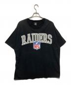 STARTER BLACK LABEL×NFLスターターブラックレーベル×エヌエフエル）の古着「RAIDERSプリントTシャツ」｜ブラック
