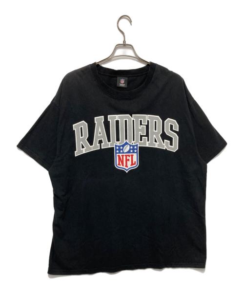 STARTER BLACK LABEL（スターターブラックレーベル）STARTER BLACK LABEL (スターターブラックレーベル) NFL (エヌエフエル) RAIDERSプリントTシャツ ブラック サイズ:表記無しの古着・服飾アイテム