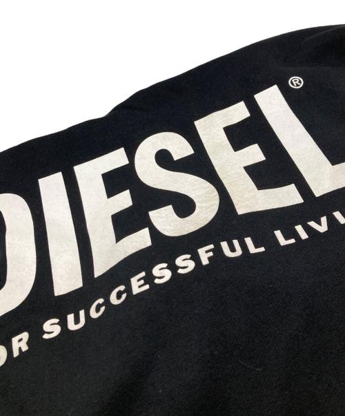 DIESEL（ディーゼル）DIESEL (ディーゼル) ロゴプリントパーカーワンピース ブラック サイズ:XSの古着・服飾アイテム
