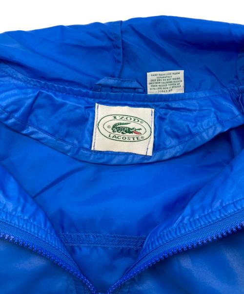 IZOD LACOSTE（アイゾッド ラコステ）IZOD LACOSTE (アイゾッド ラコステ) アノラックパーカー ブルー サイズ:Ｍの古着・服飾アイテム