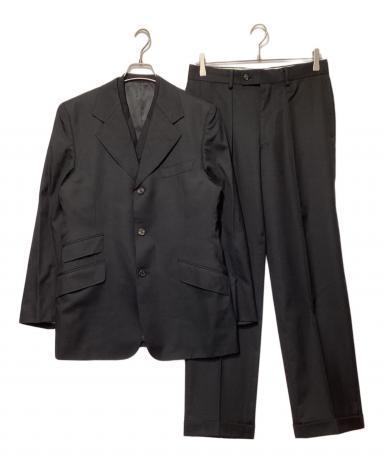 A.A.R ダーバン ヨウジヤマモト 3Bセットアップスーツ ブラック ウール 中古・古着通販】YOHJI YAMAMOTO (ヨウジヤマモト) D'URBAN