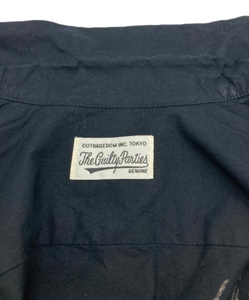 WACKO MARIA（ワコマリア）WACKO MARIA (ワコマリア) スカルプレイハンドハワイアンシャツ ブラック サイズ:Mの古着・服飾アイテム