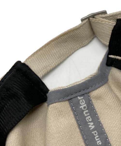 and wander（アンドワンダー）and wander (アンドワンダー) cotton twill cap ベージュ サイズ:Fの古着・服飾アイテム