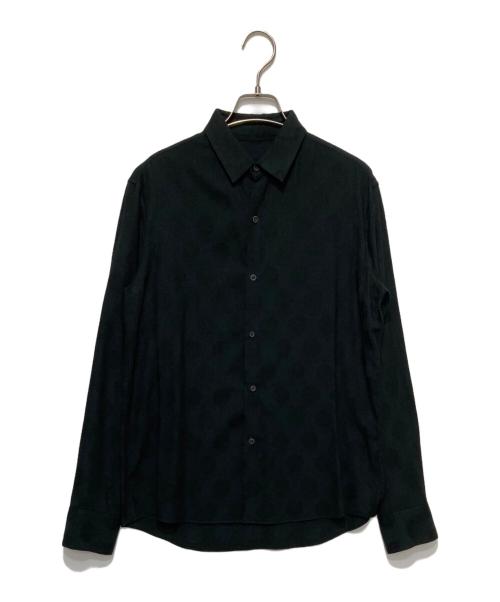 Musicman（ミュージックマン）Musicman (ミュージックマン) 水玉シャツ ブラック サイズ:42の古着・服飾アイテム