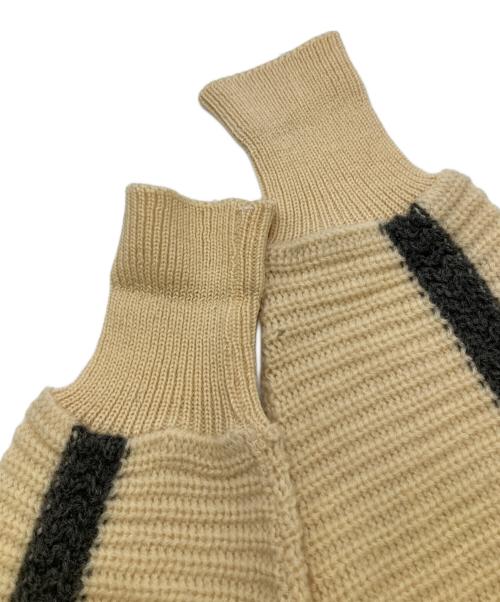 CAMPUS（キャンパス）CAMPUS (キャンパス) Vネックウールニット アイボリー サイズ:Ｍの古着・服飾アイテム