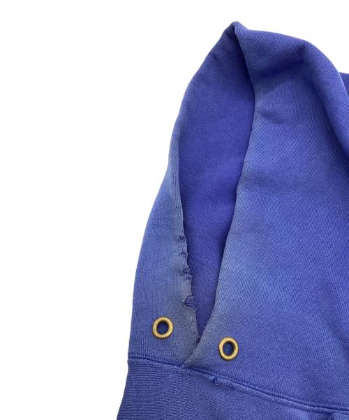 Champion（チャンピオン）Champion (チャンピオン) ワッペンリバースウィーブパーカー ブルー サイズ:XLの古着・服飾アイテム