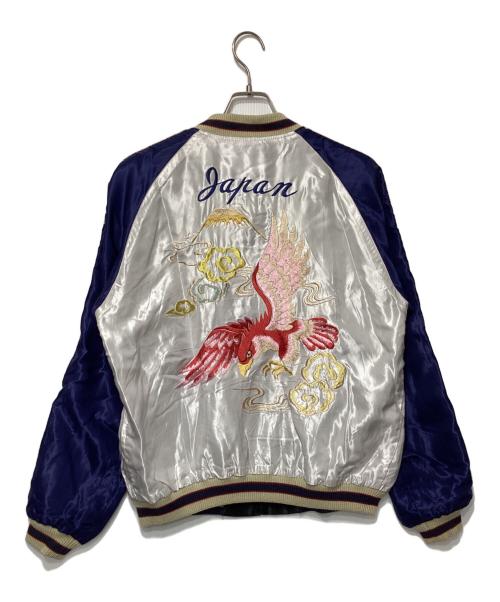 東洋エンタープライズ（トウヨウエンタープライズ）東洋エンタープライズ (トウヨウエンタープライズ) Style Acetate Souvenir Jacket ブラック×ホワイト サイズ:XLの古着・服飾アイテム