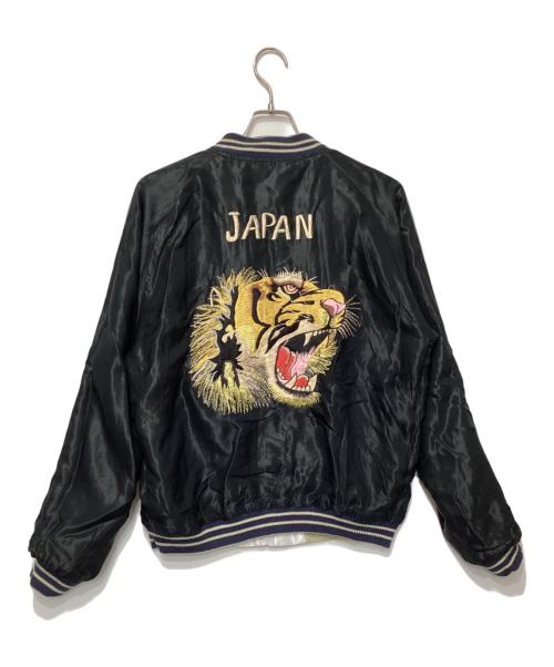 東洋エンタープライズ（トウヨウエンタープライズ）東洋エンタープライズ (トウヨウエンタープライズ) Style Acetate Souvenir Jacket ブラック×ホワイト サイズ:XLの古着・服飾アイテム