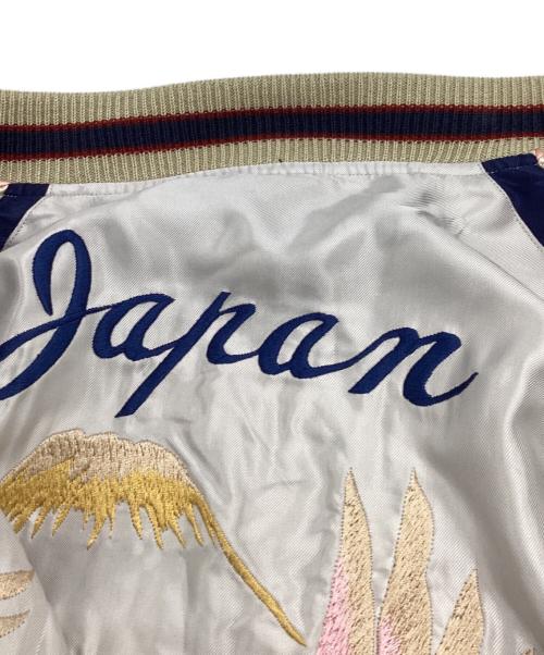 東洋エンタープライズ（トウヨウエンタープライズ）東洋エンタープライズ (トウヨウエンタープライズ) Style Acetate Souvenir Jacket ブラック×ホワイト サイズ:XLの古着・服飾アイテム