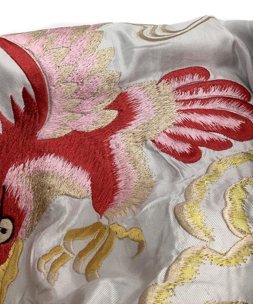 東洋エンタープライズ（トウヨウエンタープライズ）東洋エンタープライズ (トウヨウエンタープライズ) Style Acetate Souvenir Jacket ブラック×ホワイト サイズ:XLの古着・服飾アイテム