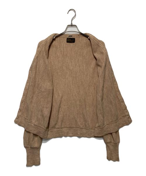 J.C.PENNY（ジェーシーペニー）J.C.PENNY (J.C.ペニー) ニットカーディガン ベージュ サイズ:Lの古着・服飾アイテム