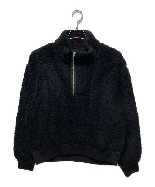 C.E（シーイー）C.E (シーイー) HEAVY WOOL BOA HALF ZIP ブラック サイズ:Sの古着・服飾アイテム