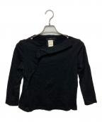 Y'sワイズ）の古着「ウールカットソー」｜ブラック