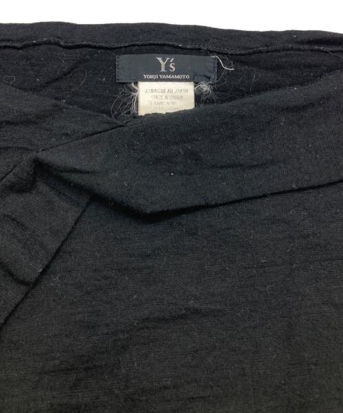 Y's（ワイズ）Y's (ワイズ) ウールカットソー ブラック サイズ:3の古着・服飾アイテム