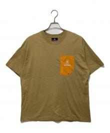 Psycho Bunny×WILD THINGS（サイコ バニー×ワイルドシングス）の古着「ポケットTシャツ」｜ベージュ
