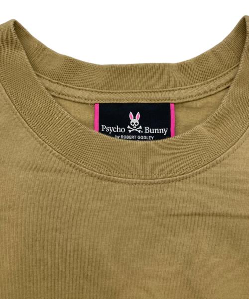 Psycho Bunny（サイコ バニー）Psycho Bunny (サイコ バニー) WILD THINGS (ワイルドシングス) ポケットTシャツ ベージュ サイズ:Mの古着・服飾アイテム