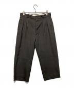 STEVEN ALANスティーブンアラン）の古着「ウールスラックスパンツ」｜グレー