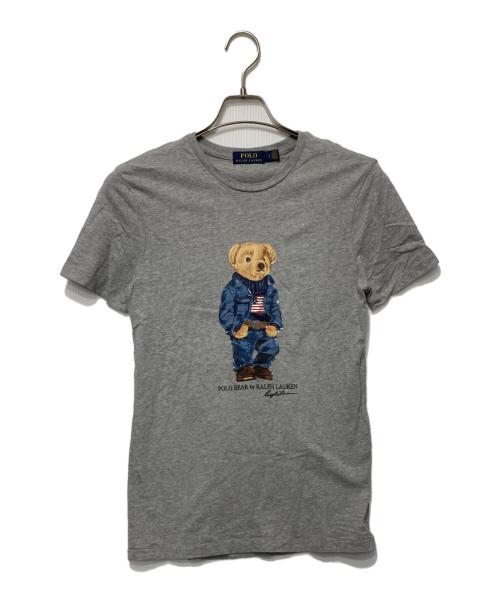 POLO RALPH LAUREN（ポロ・ラルフローレン）POLO RALPH LAUREN (ポロ・ラルフローレン) ポロベアプリントtシャツ グレー サイズ:Sの古着・服飾アイテム