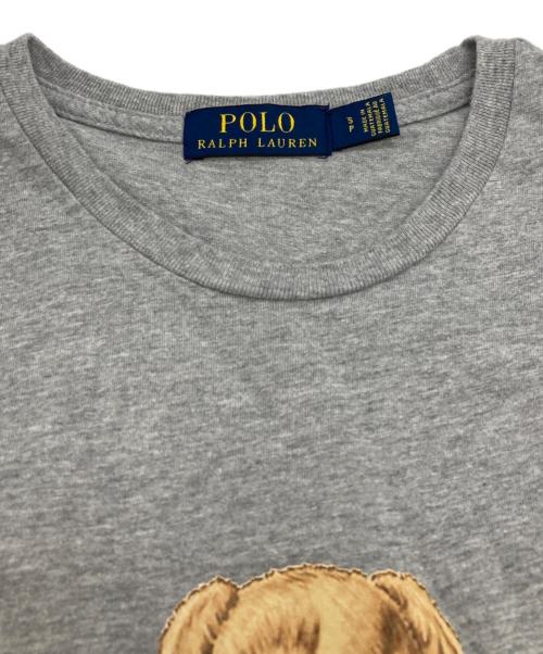 POLO RALPH LAUREN（ポロ・ラルフローレン）POLO RALPH LAUREN (ポロ・ラルフローレン) ポロベアプリントtシャツ グレー サイズ:Sの古着・服飾アイテム