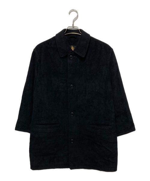 LANVIN CLASSIQUE（ランバンクラシック）LANVIN CLASSIQUE (ランバンクラシック) アンゴラウールコート ブラック サイズ:46の古着・服飾アイテム