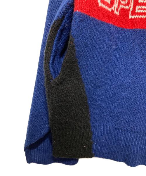 SLY（スライ）SLY (スライ) LOGO JQ ZIP UP カーディガン ブルー サイズ:Fの古着・服飾アイテム