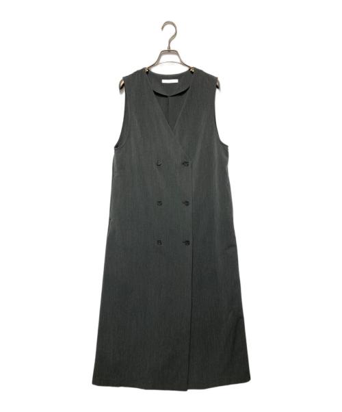 JOURNAL STANDARD relume（ジャーナルスタンダード レリューム）JOURNAL STANDARD relume (ジャーナルスタンダード レリューム) TRストレッチダブルボタンジャンパースカート グレー サイズ:Fの古着・服飾アイテム