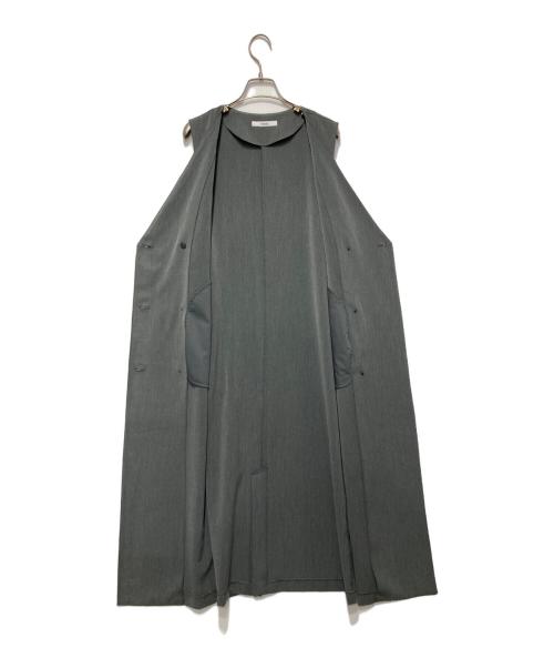 JOURNAL STANDARD relume（ジャーナルスタンダード レリューム）JOURNAL STANDARD relume (ジャーナルスタンダード レリューム) TRストレッチダブルボタンジャンパースカート グレー サイズ:Fの古着・服飾アイテム