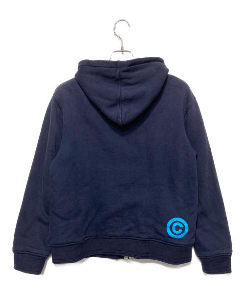 stussy（ステューシー）stussy (ステューシー) 裏サーマルジップパーカー ネイビー サイズ:Ｍの古着・服飾アイテム