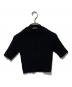 alexanderwang.t（アレキサンダーワンティー）の古着「半袖ケーブルニット」｜ブラック