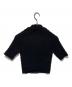 alexanderwang.t (アレキサンダーワンティー) 半袖ケーブルニット ブラック サイズ:XS：4500円