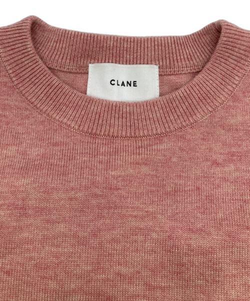 CLANE（クラネ）CLANE (クラネ) バックフリルラインニット ピンク サイズ:２の古着・服飾アイテム