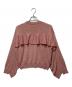 CLANE (クラネ) バックフリルラインニット ピンク サイズ:２：4500円