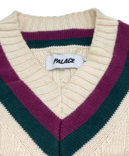PALACE（パレス）PALACE (パレス) CRICKET JUMPER ベージュ サイズ:Mの古着・服飾アイテム