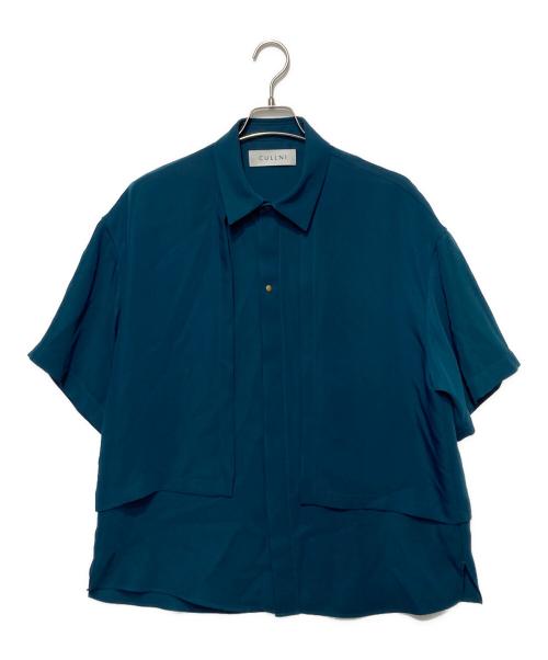 CULLNI（クルニ）CULLNI (クルニ) Layered Front Short Sleeve Shirt グリーン サイズ:2の古着・服飾アイテム