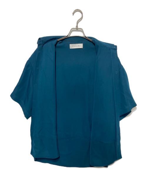 CULLNI（クルニ）CULLNI (クルニ) Layered Front Short Sleeve Shirt グリーン サイズ:2の古着・服飾アイテム