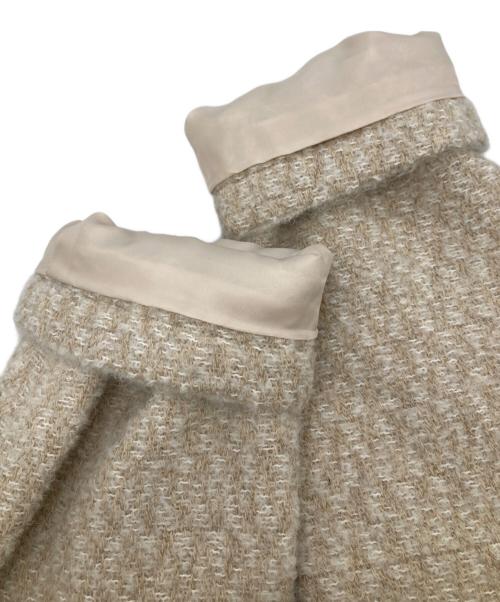 MOGA（モガ）MOGA (モガ) マリーニツィードジャケット ベージュ サイズ:13の古着・服飾アイテム