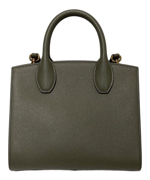 Salvatore Ferragamo（サルヴァトーレ フェラガモ）Salvatore Ferragamo (サルヴァトーレ フェラガモ) ガンチーニスタジオバッグ グレージュの古着・服飾アイテム