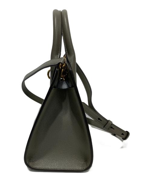 Salvatore Ferragamo（サルヴァトーレ フェラガモ）Salvatore Ferragamo (サルヴァトーレ フェラガモ) ガンチーニスタジオバッグ グレージュの古着・服飾アイテム