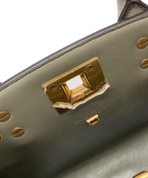 Salvatore Ferragamo（サルヴァトーレ フェラガモ）Salvatore Ferragamo (サルヴァトーレ フェラガモ) ガンチーニスタジオバッグ グレージュの古着・服飾アイテム