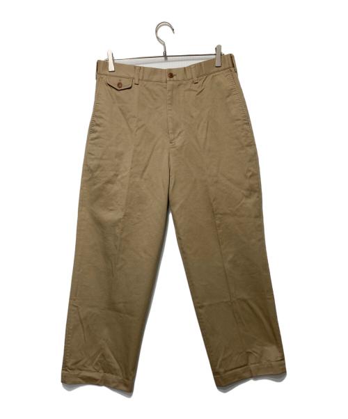 D.C.WHITE（ディーシーホワイト）D.C.WHITE (ディーシーホワイト) ノータックチノパン ベージュ サイズ:48の古着・服飾アイテム