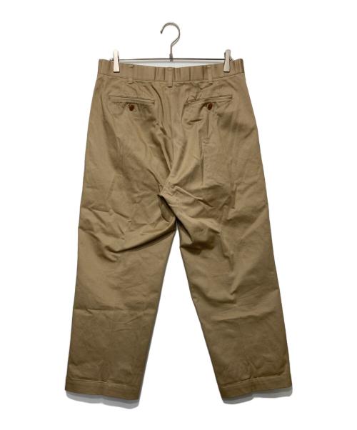 D.C.WHITE（ディーシーホワイト）D.C.WHITE (ディーシーホワイト) ノータックチノパン ベージュ サイズ:48の古着・服飾アイテム